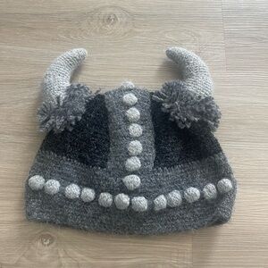 Peruvian trading company Gray Viking Knit Hat unisex